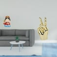 thumbnail image 2 of Figura De Resina De Madre Mazu Con Gesto De Dedo, Estatua Creativa, Escultura Coleccionable Para El Hogar, Sala De Estar, Dormitorio, Armario, Estante, Adorno, 2 of 8