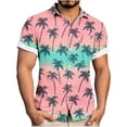 thumbnail image 2 of Axiiglly Hawaiian Shirts for Men Button Down Tropical Floral Short Sleeve Relaxed Fit Summer Vacation Shirts with Pockets, S-5XL, 2 of 7
