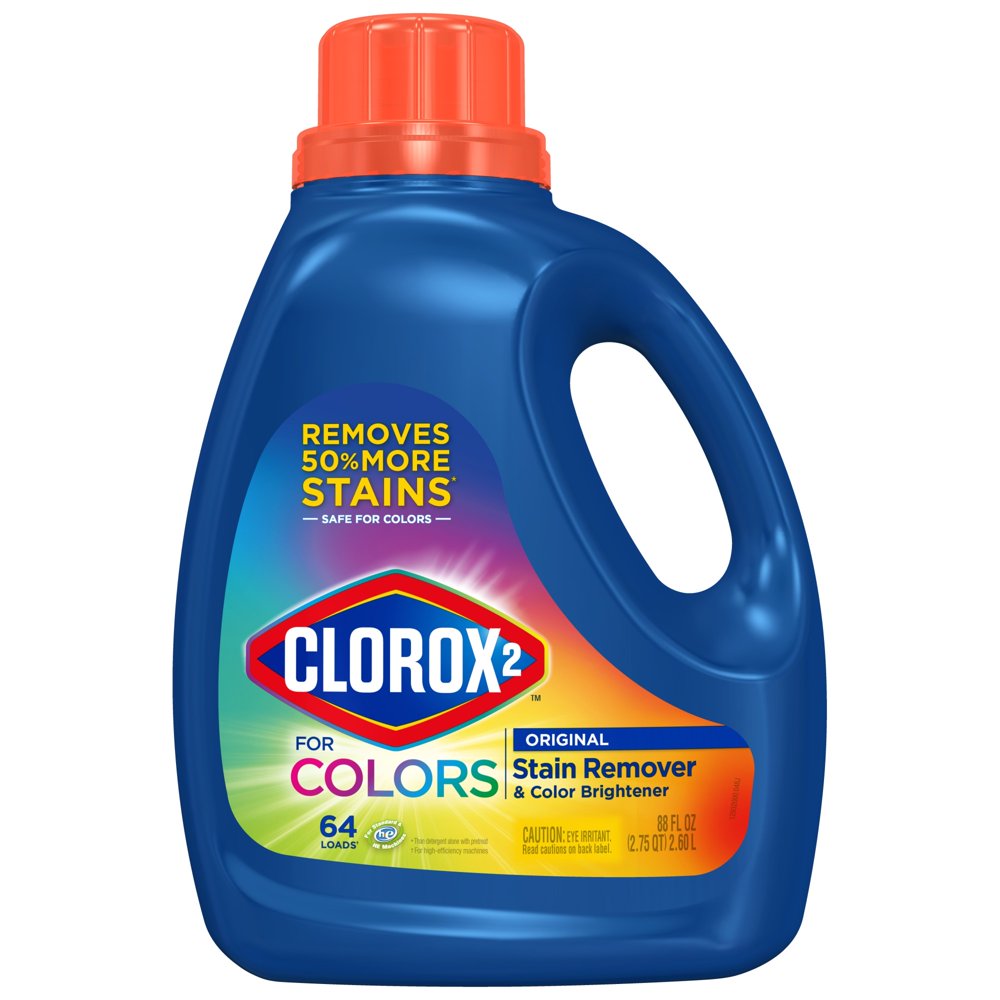 Clorox 2 for Colors Stain Remover and Color Brightener, 88 Ounces