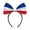 D, variant on Football Fan headband, Bow Hair Band, Football Party Decoration for Fan Cheering Props, Energetic Football Fan Design, Game Day Hair Accessory for Adult, G
