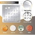 thumbnail image 3 of Alchemical Sign Stainless Steel Stencil Border Triangle Symbol Patterns Metal Journal Template for Wood Burning Engraving Painting Scrapbooking, 3 of 9