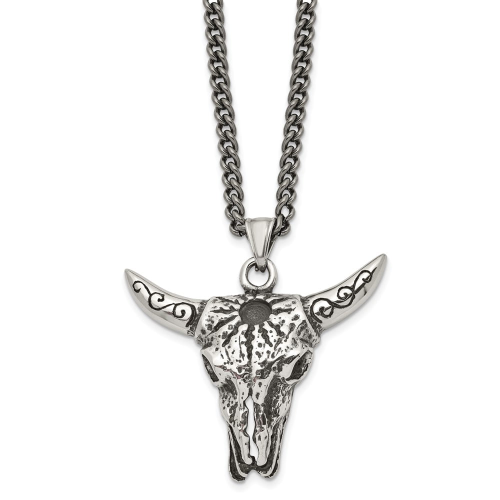 Buffalo Skull Necklace – YesterGlimmer