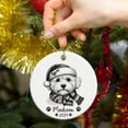 thumbnail image 4 of Personalized Maltipoo Ornament for Xmas 2025, Customized Name & Year Maltipoo Pencil Drawing Ornament, Gifts for Maltipoo Lovers, Maltipoo Wearing Santa Hat Ornament, Dog Ornament xRWuZx, 4 of 6