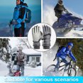 thumbnail image 5 of Ski Gloves，Snow Gloves for Men Waterproof Winter Snowboard Gloves Cold Weather Skiing, 5 of 5