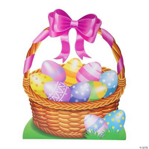 Easter Basket Stand-Up, Easter, Party Decor, 1 Piece