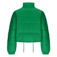 thumbnail image 5 of Women’s Winter Cropped Puffer Jacket Classic Long Sleeve Stand Collar Padded Down Coats, 5 of 5