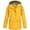 Yellow coat for women, variant on wycnly Trench Jacket for Women Womens Rain Coats Outdoor Lightweight Plus Size Windbreaker Overcoat Casual Solid Open Zip Windproof Hooded Jacket with Pocket Winter Trench Jacket