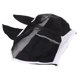 thumbnail image 4 of Máscara para moscas de caballo, malla redonda, transpirable, elástica, protección UV, máscara facial para caballo con orejas, color negro, L 45 x 54 cm/17,7 x 21,3 pulgadas, 4 of 15