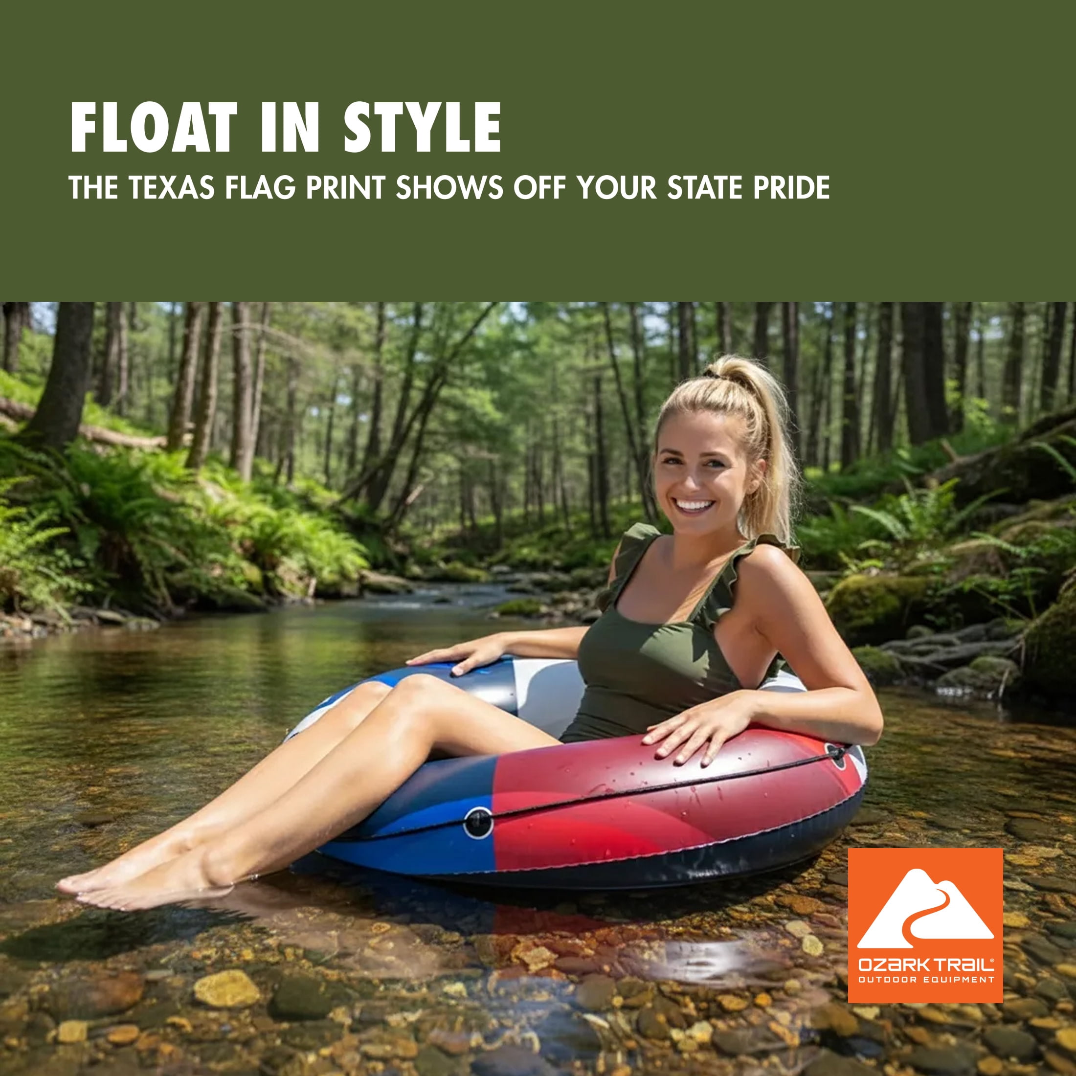 (2 pack) Ozark Trail Texas 39" River Tube