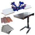 thumbnail image 1 of INTBUYING Kit de Machine d'Impression d'Écran 4 Couleurs 2 Stations Séchoir Flash, 1 of 6