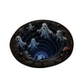 thumbnail image 2 of Halloween 3D Illusion Round Area Rug Soft Non Slip Floor Mat With Spooky Design For Living Room Bedroom Entryway Home Decor 15.7x15.7 Inches, 2 of 4