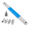 thumbnail image 2 of Llave de extensión acodada de 1/2", 1/4" y 3/8" con conector de acero al carbono premium de 39 cm para taller industrial y taller de, 2 of 8