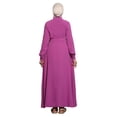 thumbnail image 5 of Dark Pink - Point Collar - Unlined - Modest Dress - Benin, 5 of 5