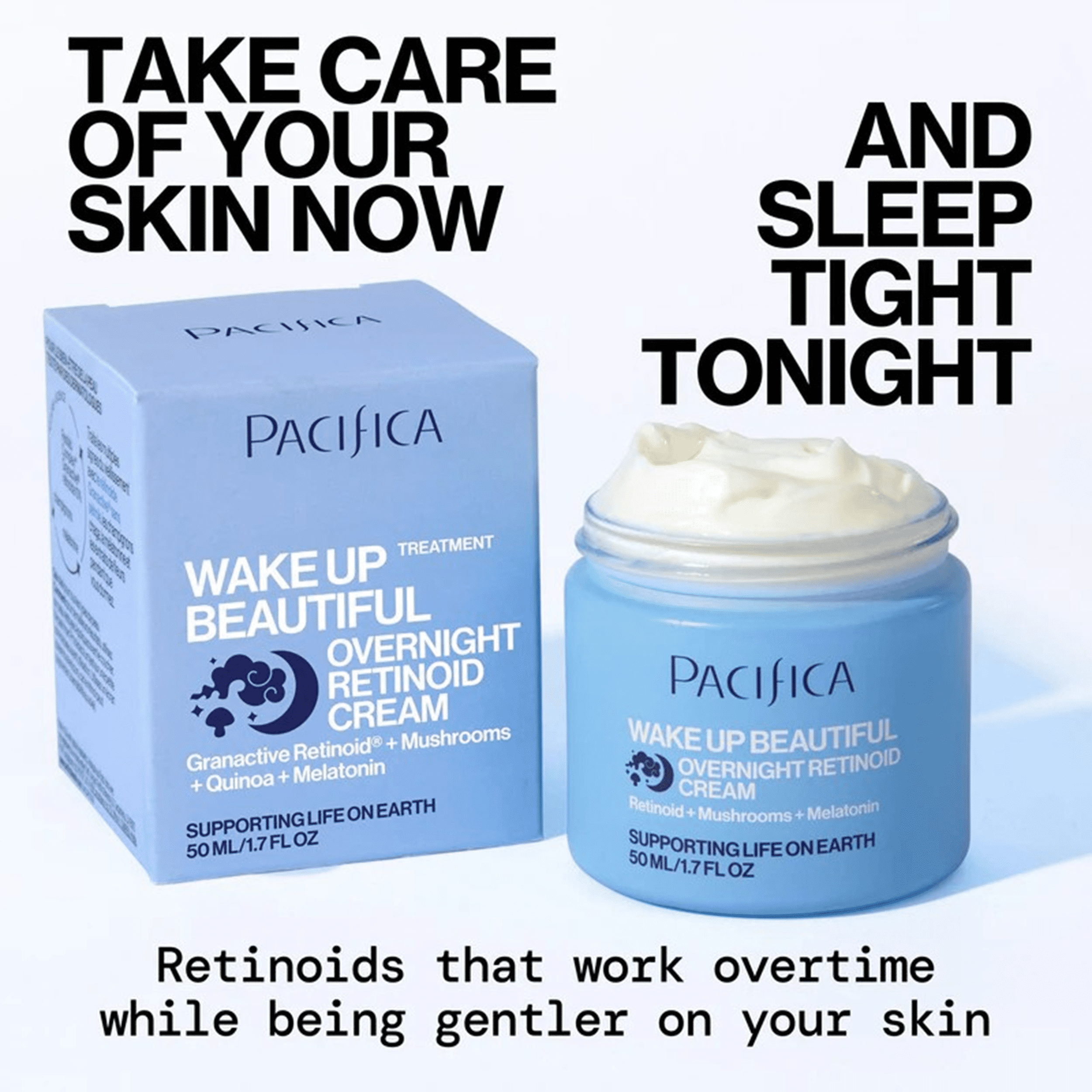 Pacifica - Crème rétinoïde de nuit Wake-up Beautiful - 1,7 oz