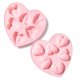 thumbnail image 1 of diamante de 6 rejillas, molde de silicona para hornear para tartas, postres, mousse, molde en forma de corazón de amor de diamantes 3D para caramelos, fondant, helados, 1 of 5