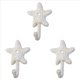 thumbnail image 1 of 3X Estrella de Mar de Pared Decorativos de Hierro Fundido Abrigos Delantales Sombreros Toallas Playa Océano Tema Chic de Metal, 1 of 4