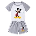 thumbnail image 1 of 2023 Kids Cartoon Disney Minnie Mickey Mouse Clothes Sets 100%Cotton Baby Sports Sets Boy Girl Tee+ Shorts Sets Toddler Suit8T Gao Jinjia LED, 1 of 2