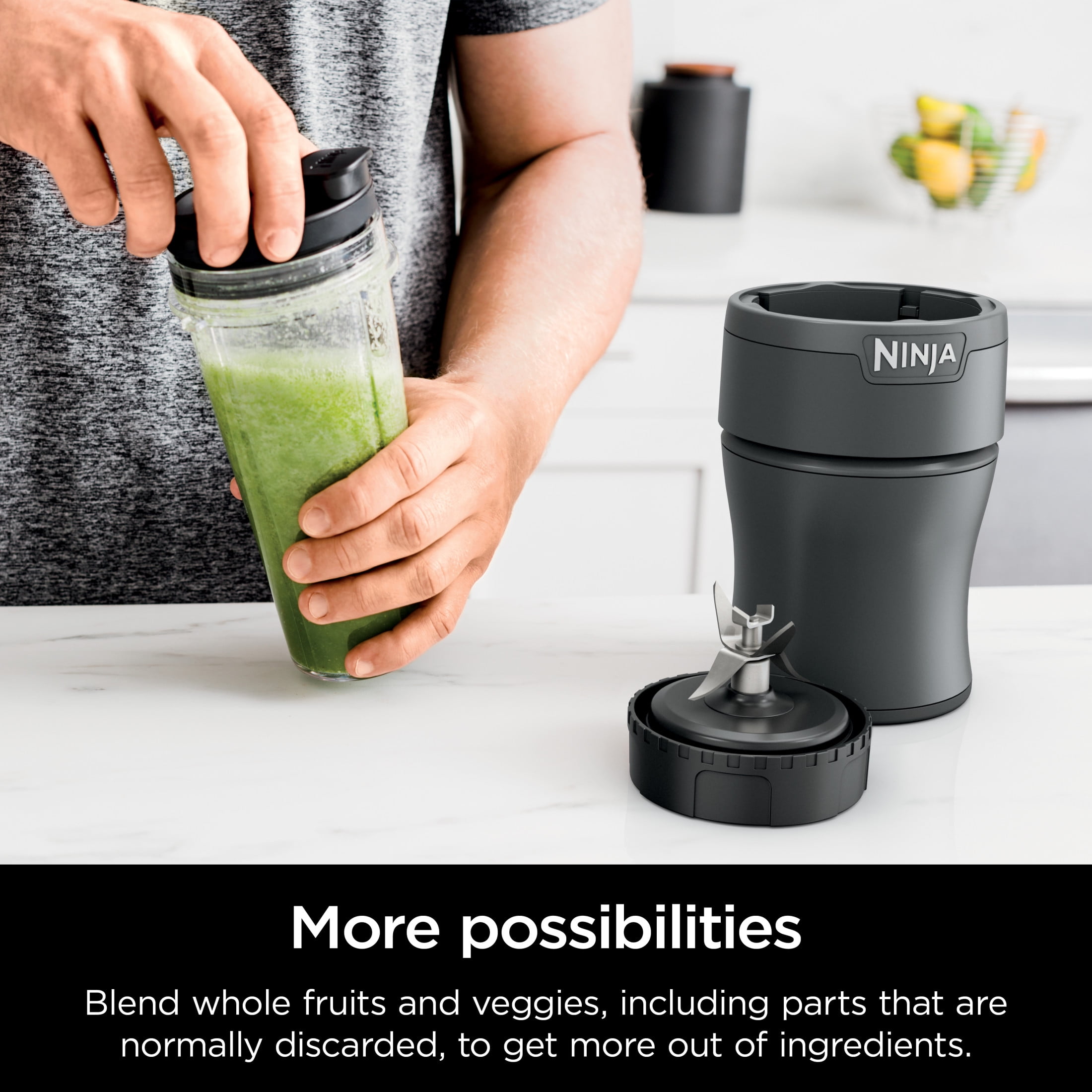 Ninja® Nutri-Blender 700-Watt Personal Blender, (2) 20 oz