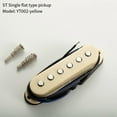 thumbnail image 6 of Single Coil Pickups Guitar Pickups Plastic Wire Clip Flat Pickups Musical Instrument Accessories Black, 6 of 10