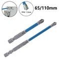 thumbnail image 6 of 65mm 110mm Magnetic Special Slotted Cross Screwdriver Bit for Electrician FPH2, 6 of 7