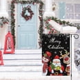 thumbnail image 5 of VOCHIC Merry Christmas Garden Flags 12x18 Double Sided, Elk Snowman Santa Claus Garden Flag Xmas Farmhouse Yard Outdoor Decoration, 5 of 7