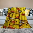 thumbnail image 2 of JEUXUS  Cute Rubber Ducky Throw Blanket Warm Ultra-Soft Micro Blanket for Bed Couch Living Room, 2 of 6