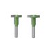 thumbnail image 1 of 2 Pieces 8mm Shank T-Slot Cutter Router Bit Steel Handle Slotting Milling Woodworking Mills Shank Keyhole Router Bits Wood Hex Bolt Slotting Milling C, 1 of 4