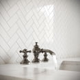 thumbnail image 4 of Water Creation 4.81" Lever Handles Metal Brass Faucet in Brushed Nickel, 4 of 7