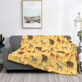 thumbnail image 2 of Naloa Cute Animals Flannel Blankets - Thick and Warm Blanket for Winter, Soft Fuzzy Plush King Blanket for All Seasons80"x60", 2 of 6