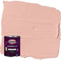 Glidden HEP Peach Beige / Red Semi-Gloss Interior Paint with Primer, 1 Quart