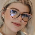 thumbnail image 3 of Gafas de sol retro con forma de ojo de gato, montura de metal, nuevas, con espejo plano, fotocromáticas, antiluz azul, para fotografía callejera, para mujer, con ojos de moda, 3 of 5