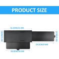 thumbnail image 2 of Car Sun Visor Sunshade Extender, Universal Anti-Glare Polarized Sun Visor Extender, Adjustable Suns Visor, Sunshade Extender for Front Seat Driver or Passenger((31X13CM)), 2 of 6