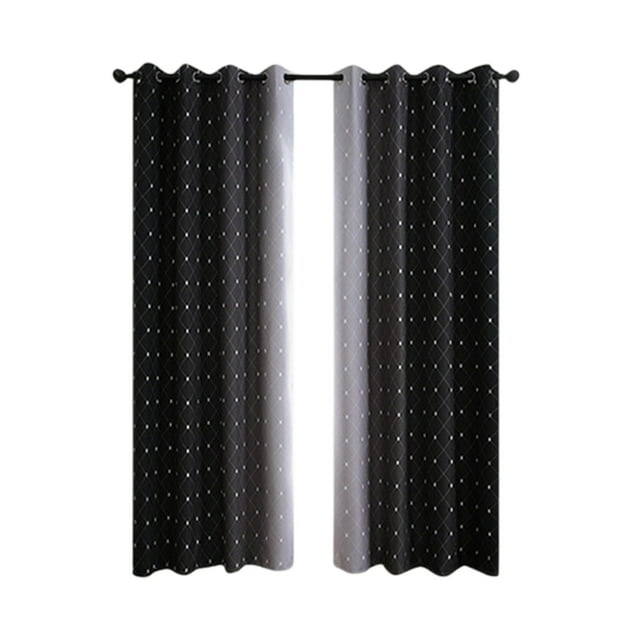Dvruxg Rideaux Occultants pour Chambre - Rideaux Thermiques Isolés à Illets pour Salon, Ensemble de 2 Panneaux