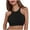 Black, variant on 2026 under $5 asdoklhq Womens Plus Size Tops ,Women's Round Neck Wrapped Chest Solid Color Vest Tank Shirt Blouse