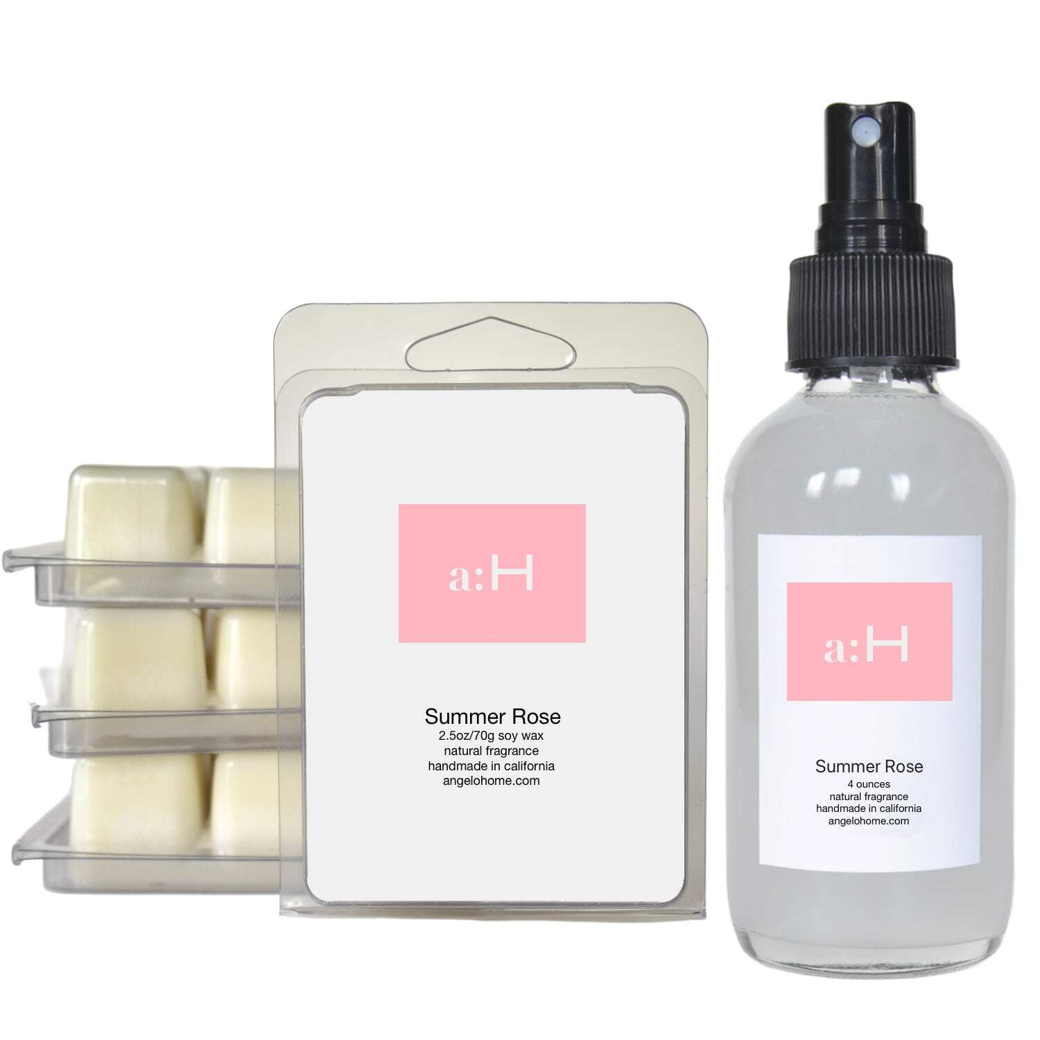 a:H Scented Wax Melts 4pk - Summer Rose