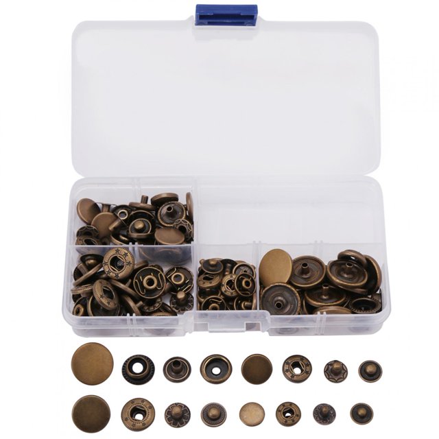 Popper Fasteners,40 Sets Press Stud Snap Fasteners Snap Button Setting Tool Expertly Crafted