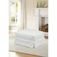 thumbnail image 3 of Sunset Trading Horizon Slipcovered Ottoman in Warm White Fabric, 3 of 6