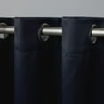thumbnail image 2 of Exclusive Home Academy Total Blackout Grommet Top Curtain Panel Pair, 52"x63", Navy, 2 of 6