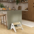 thumbnail image 6 of Dream On Me Skyward Multipurpose Kids Step Stool with Anti-slip Base In White and Natural, 6 of 9