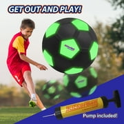 Kickerball - Curve and Swerve Soccer Ball/Football Toy - Glow in the dark as seen in tv