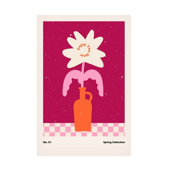 Trademark Fine Art NKTN Spring Flower 01 Canvas Wall Art