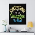 thumbnail image 2 of Inspirational Wall Art Everything You Can Imagine Is Real  Wall Art Motivation Wall Decor for Home Office Gym Inspiring Success Quote Print Ready to Hang Unframed, 2 of 16