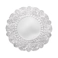 thumbnail image 1 of Uxcell 250 Pcs Servilletas de Papel de 4.3 Pulgadas Redondas de Encaje Decorativas, Papeles Desechables para Comidas y Fiestas, Plateado, 1 of 6