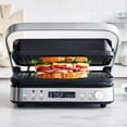 thumbnail image 2 of GreenPan Ceramic Nonstick 7-in-1 Grill, Griddle & Waffle Maker | Stainless Steel, 2 of 11