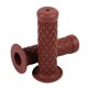thumbnail image 3 of 22 mm 7/8 "Universal Vintage Soft Rubber Handle Bar Hand Grips para motocicleta Dirt Bike Marrón, 3 of 8