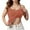 Orange, variant on Womens Tank Tops with Built in Bras Scoop Neck Spaghetti Strap Fitted Padded Camisole Tops