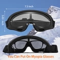 thumbnail image 3 of YouLoveIt 2 Pack Ski Goggles Anti Fog Goggles UV Protection Snow Goggles Glasses Snowmobile Snowboard Goggles Snow Goggles with Anti-slip Adjustable Straps, 3 of 8