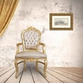 thumbnail image 3 of Louis-François Cassas 18x13 Gold Ornate Wood Frame and Double Matted Museum Art Print Titled - View of the Chateau De Saconnex (1780), 3 of 4