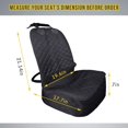 thumbnail image 2 of Funda para asiento delantero para perro, funda para asiento para perro 100% impermeable, funda para asiento delantero para perro antideslizante y resistente a los arañazos, funda para asiento delantero lavable para mascotas para camiones, coches y SUV Sin marca ninguno, 2 of 5