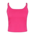 thumbnail image 3 of EHTMSAK Crop Tank Tops for Women Ribbed Square Neck Spaghetti Straps Y2k Tank Top Sleeveless Teen Girl Junior Racerback Camisole, 3 of 4